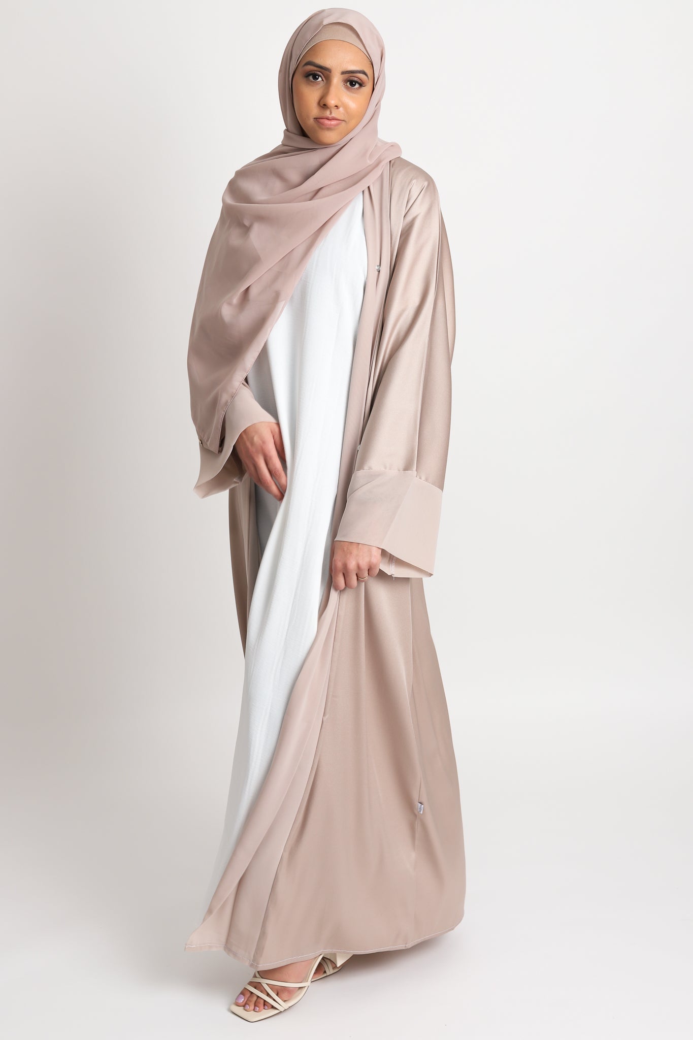 Sahar Open Abaya - Cashmere