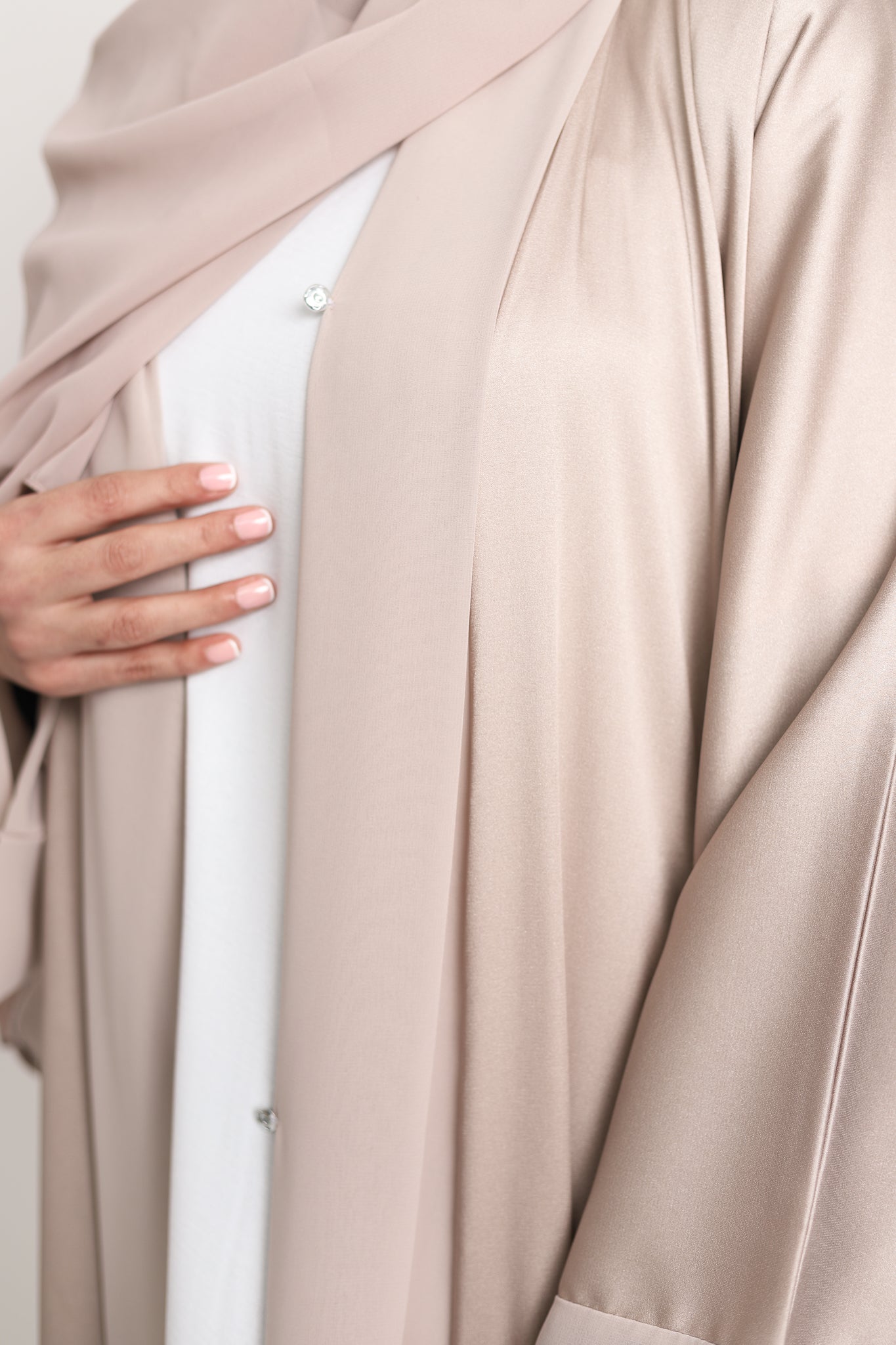 Sahar Open Abaya - Cashmere