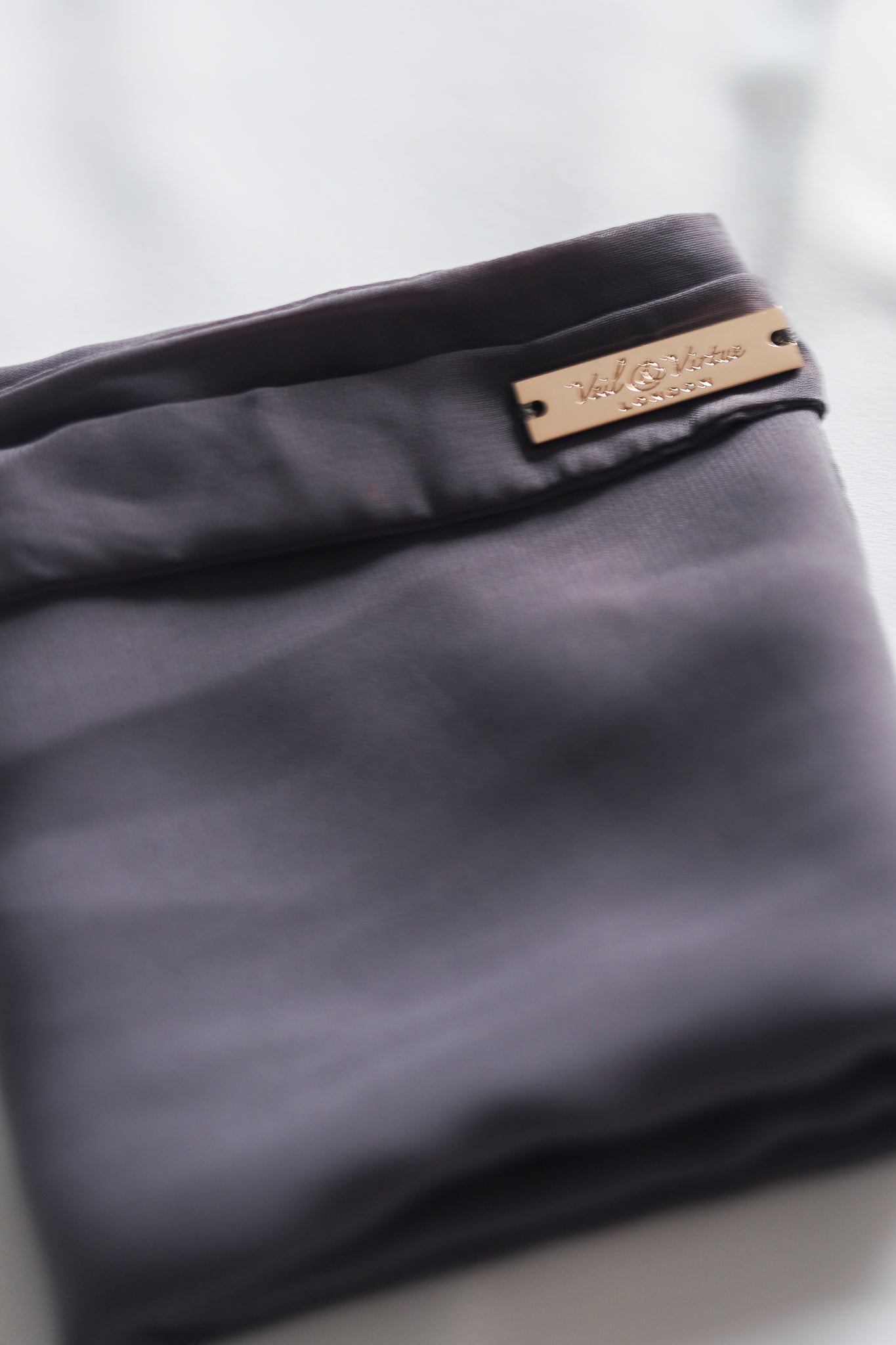 Signature Half Niqab - Dark Grey