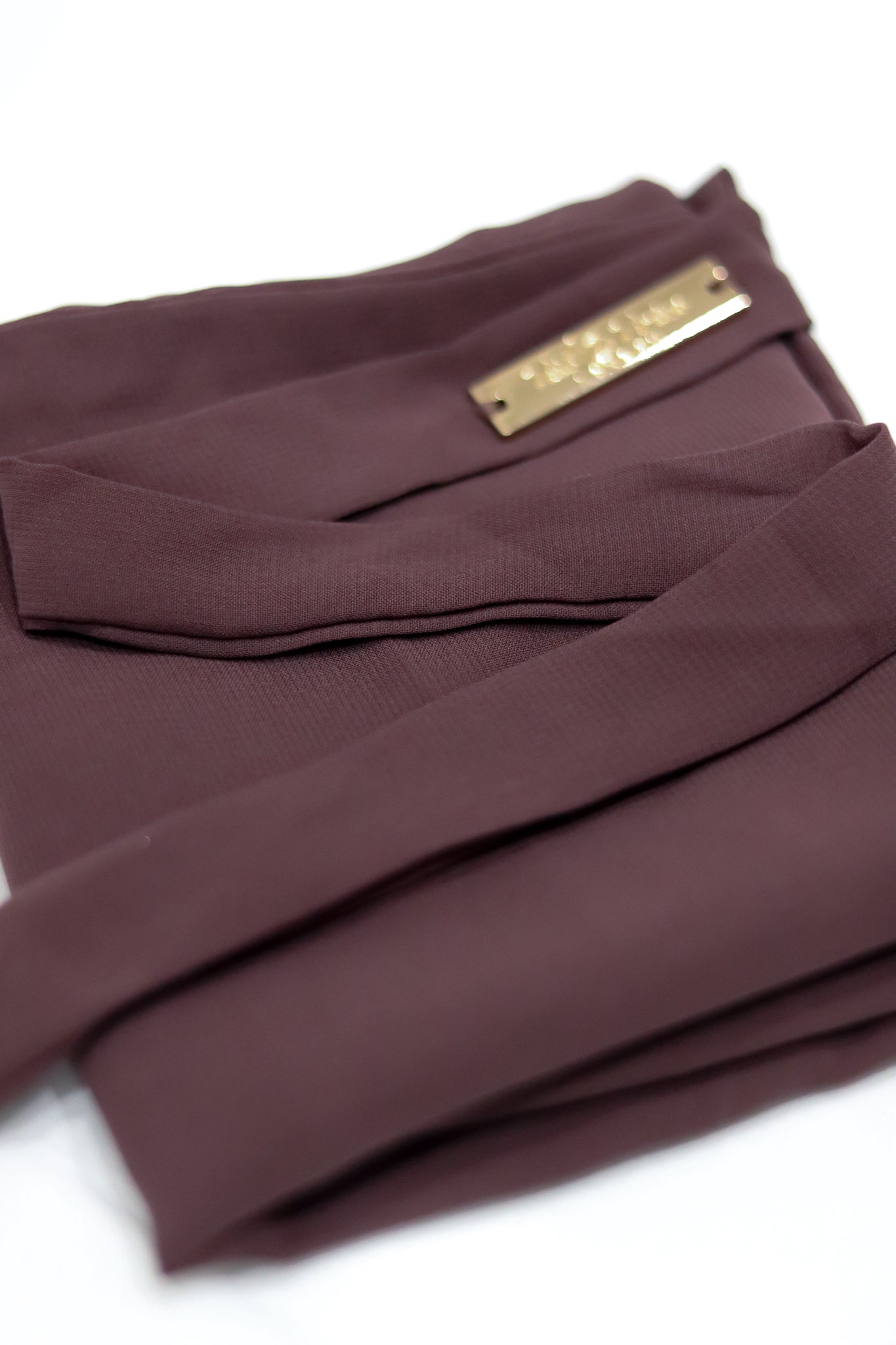 Signature Half Niqab - Mulberry