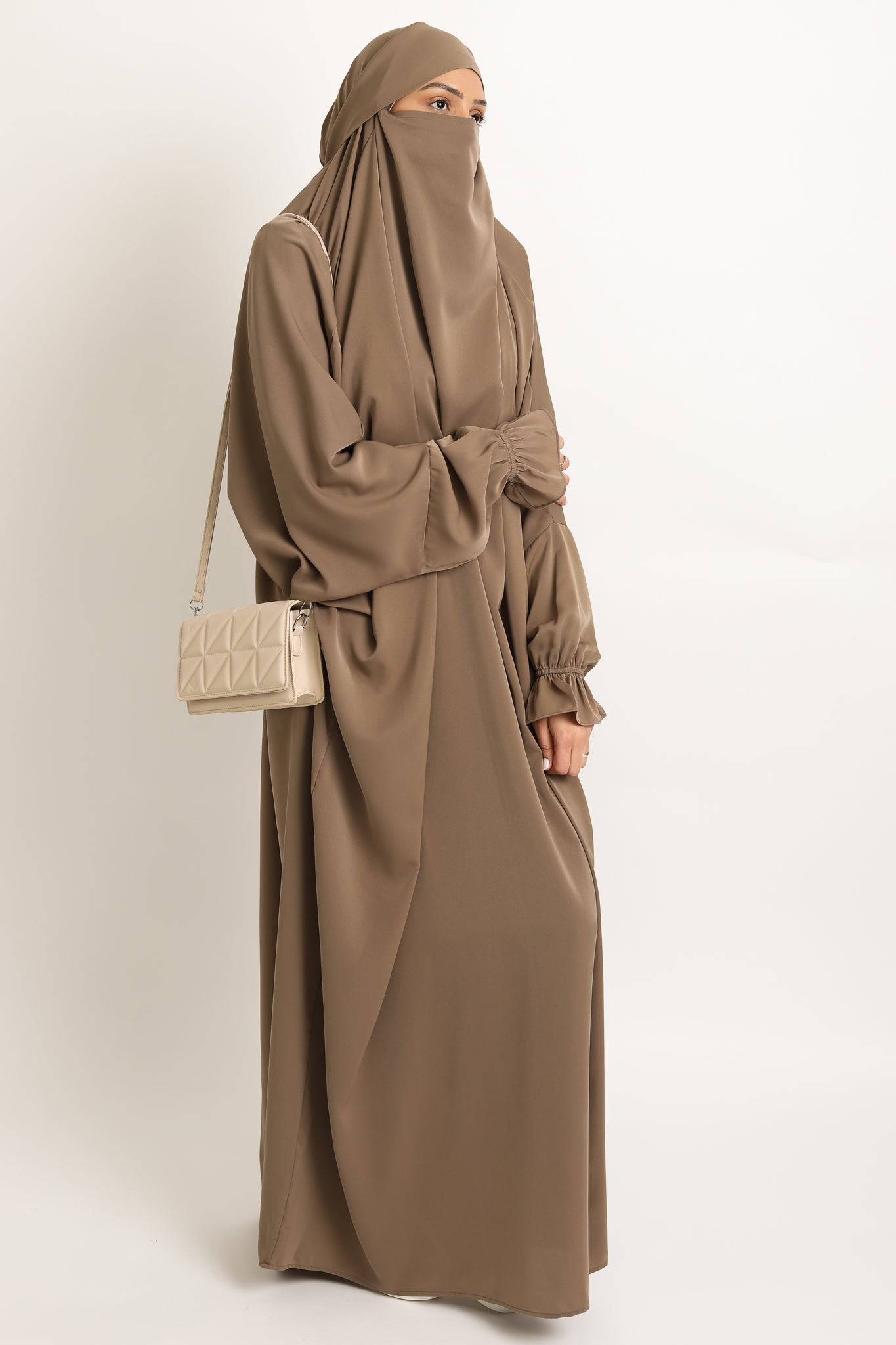 One Piece Jilbab - Khaki