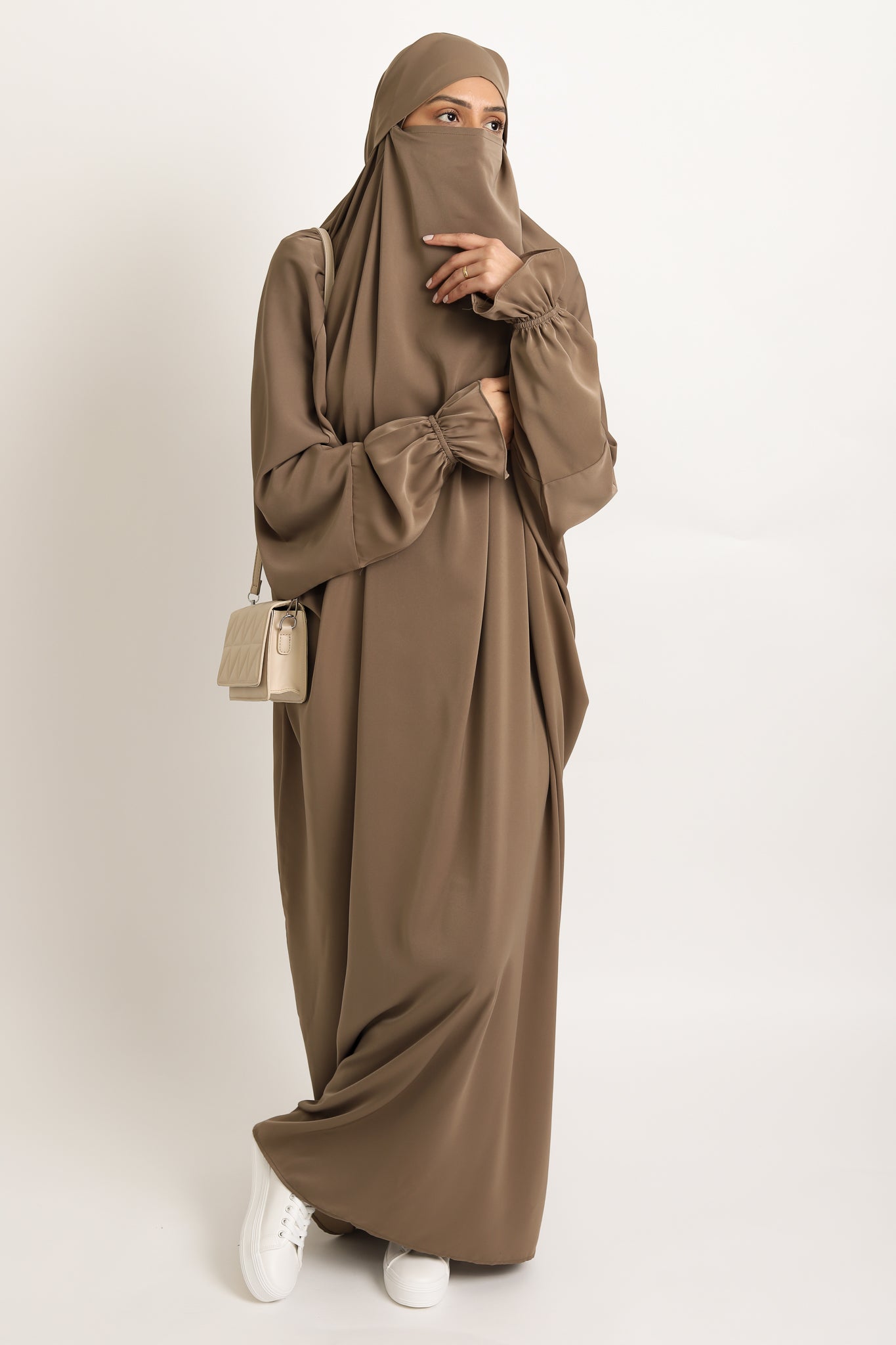 One Piece Jilbab - Khaki