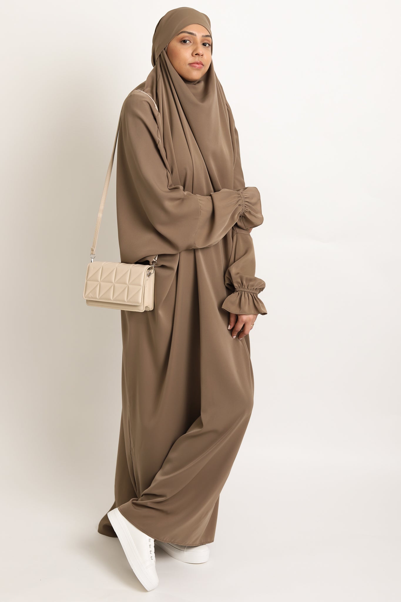 One Piece Jilbab - Khaki