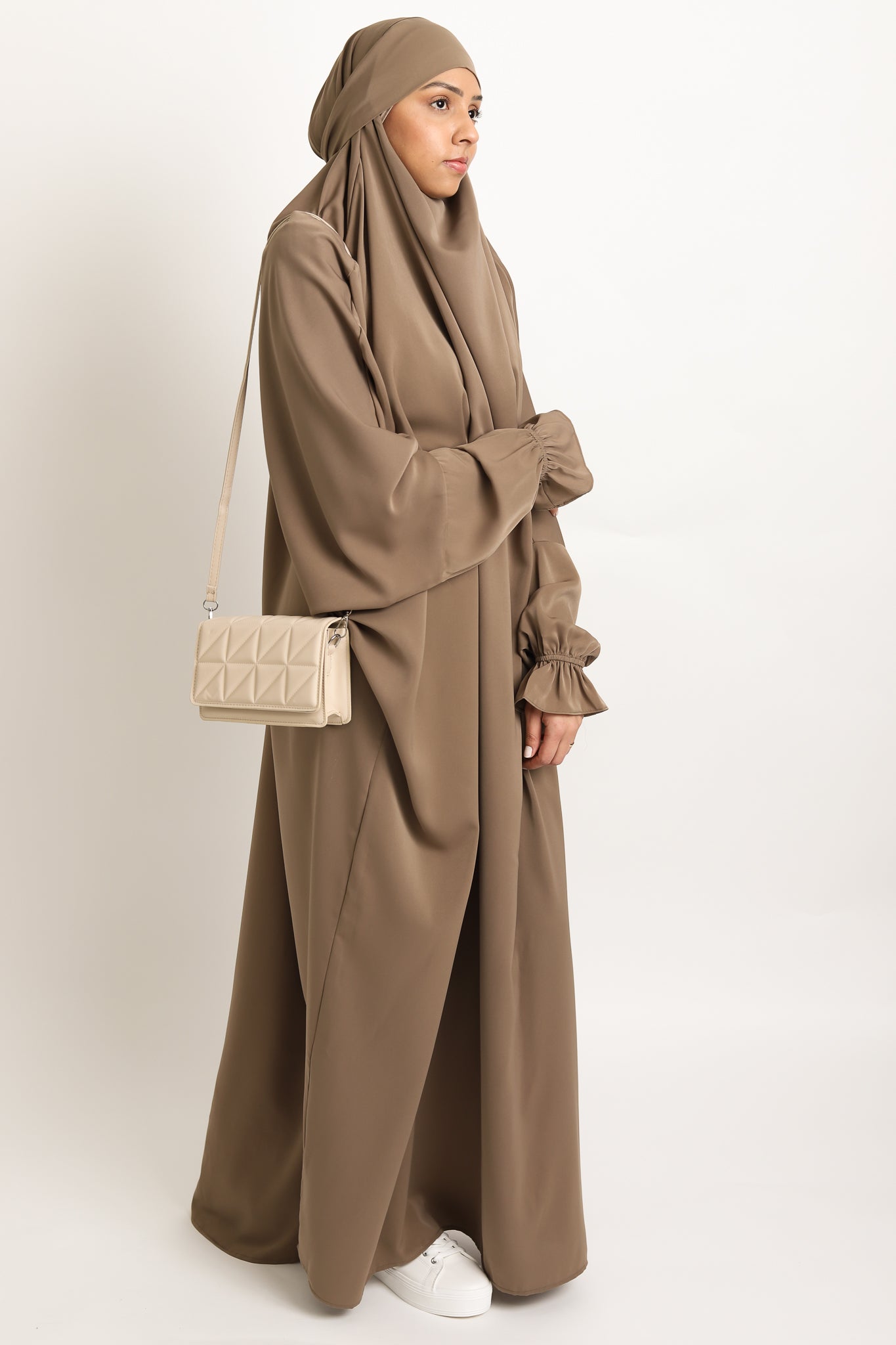 One Piece Jilbab - Khaki