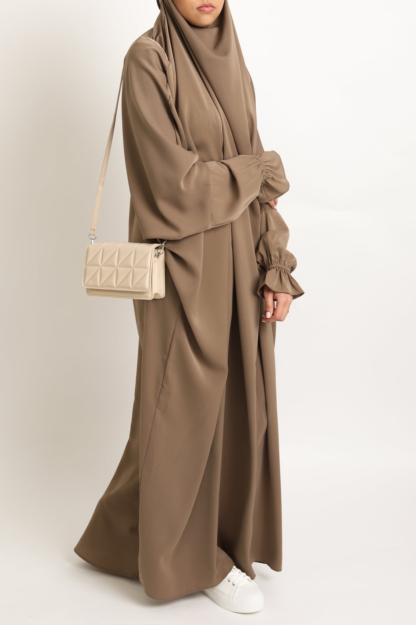 One Piece Jilbab - Khaki