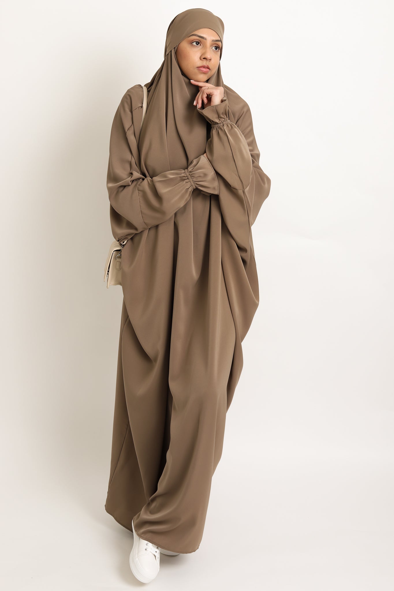 One Piece Jilbab - Khaki