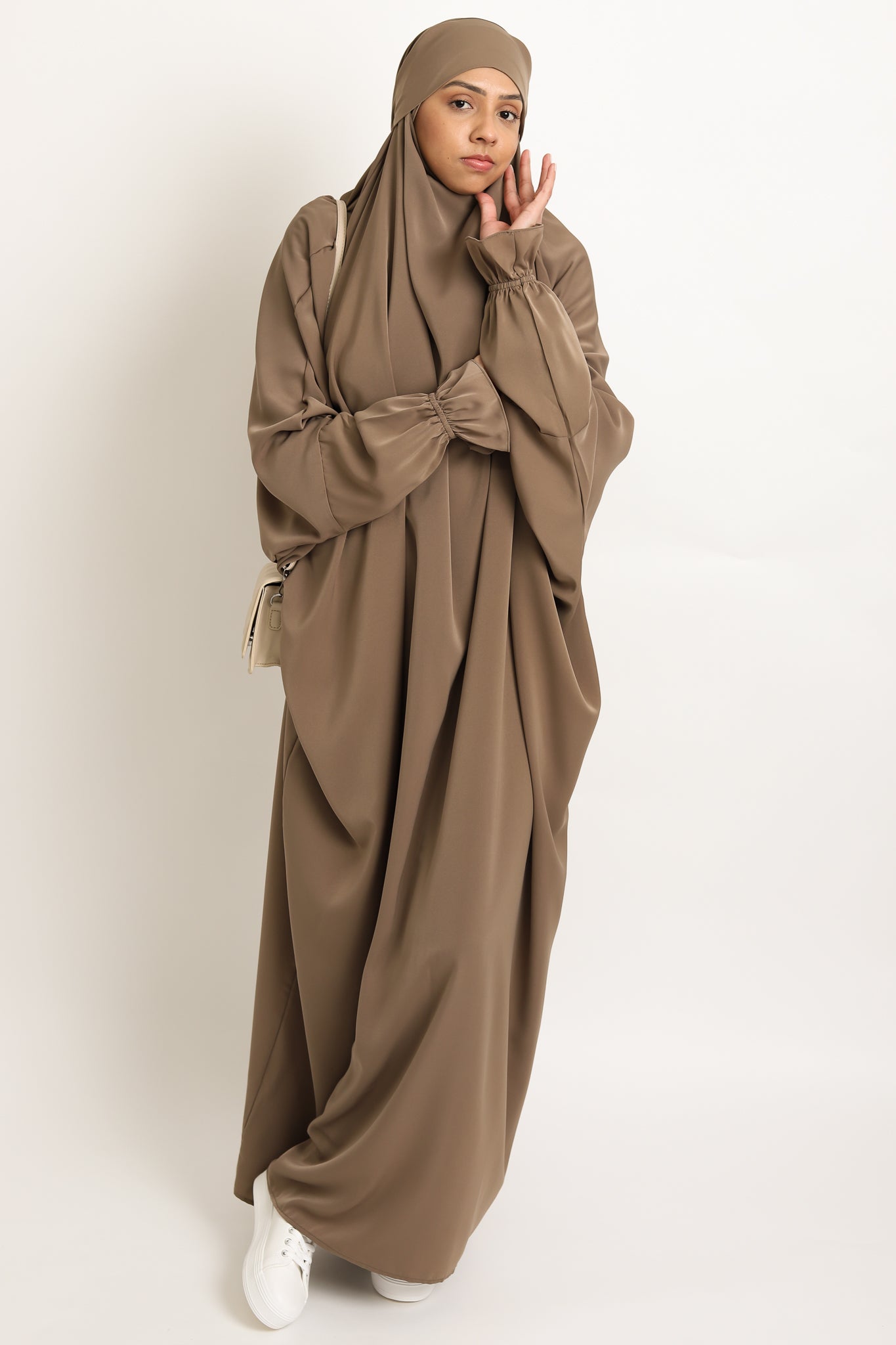 One Piece Jilbab - Khaki