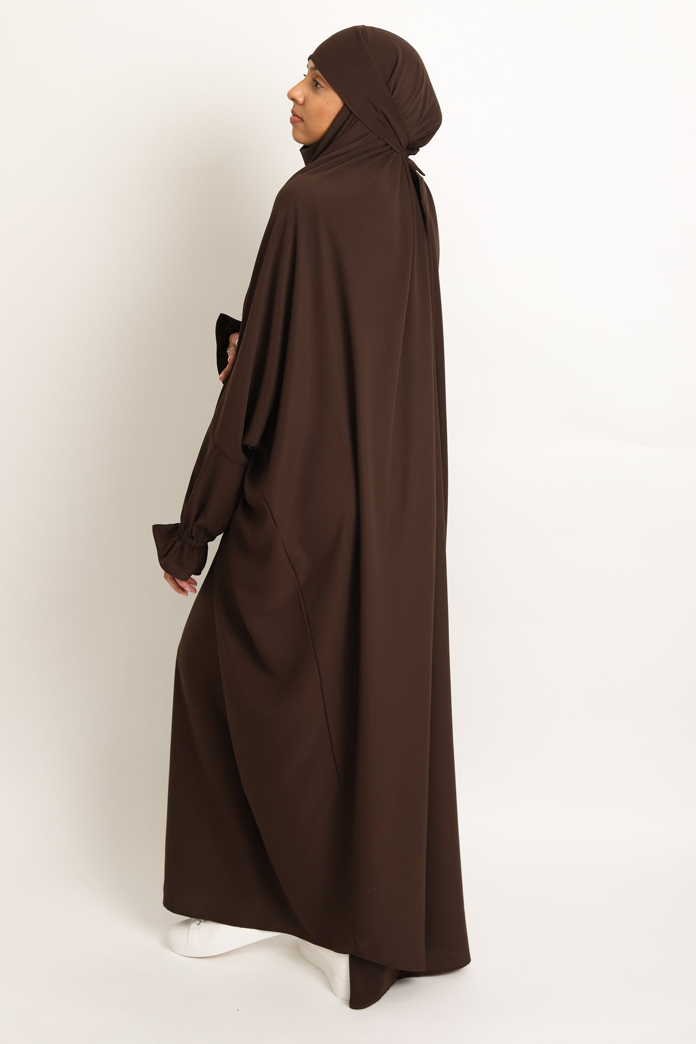 One Piece Jilbab - Walnut