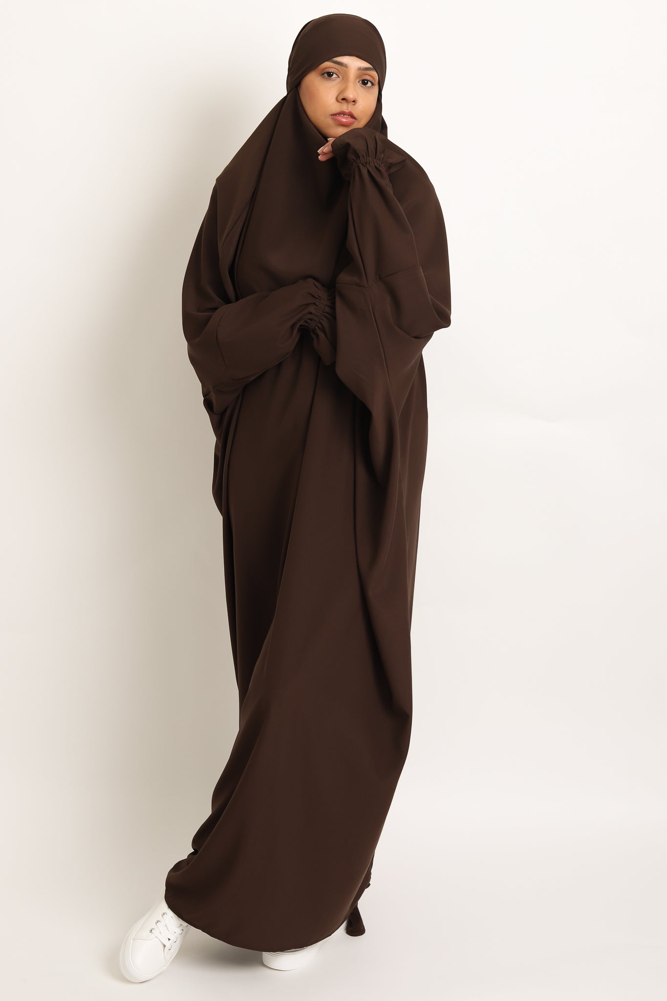 One Piece Jilbab - Walnut