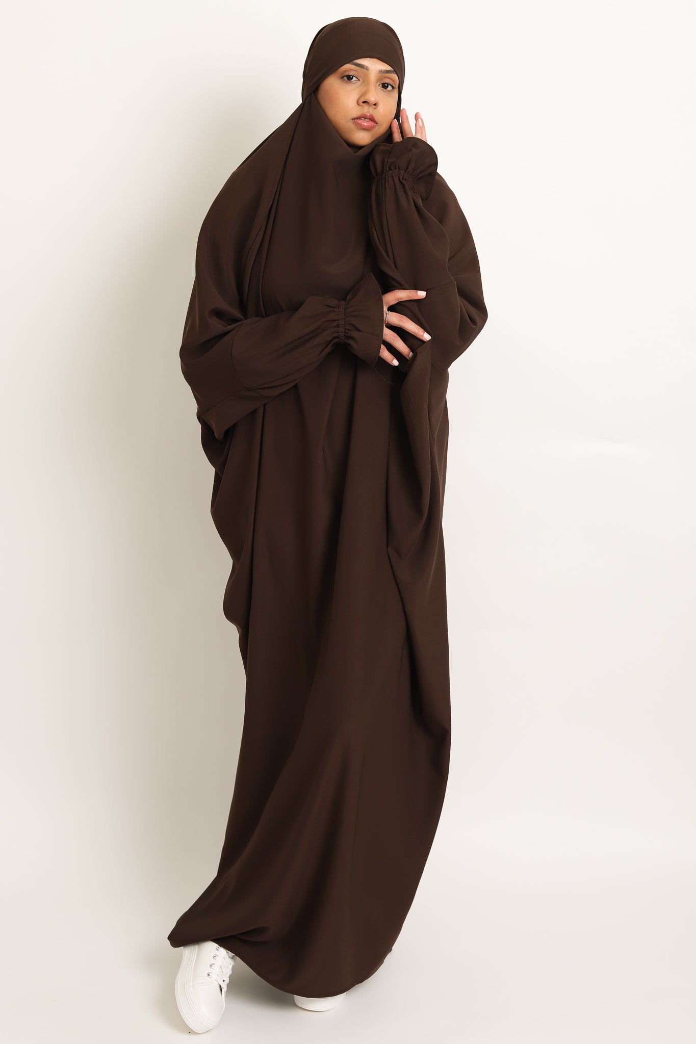 One Piece Jilbab - Walnut