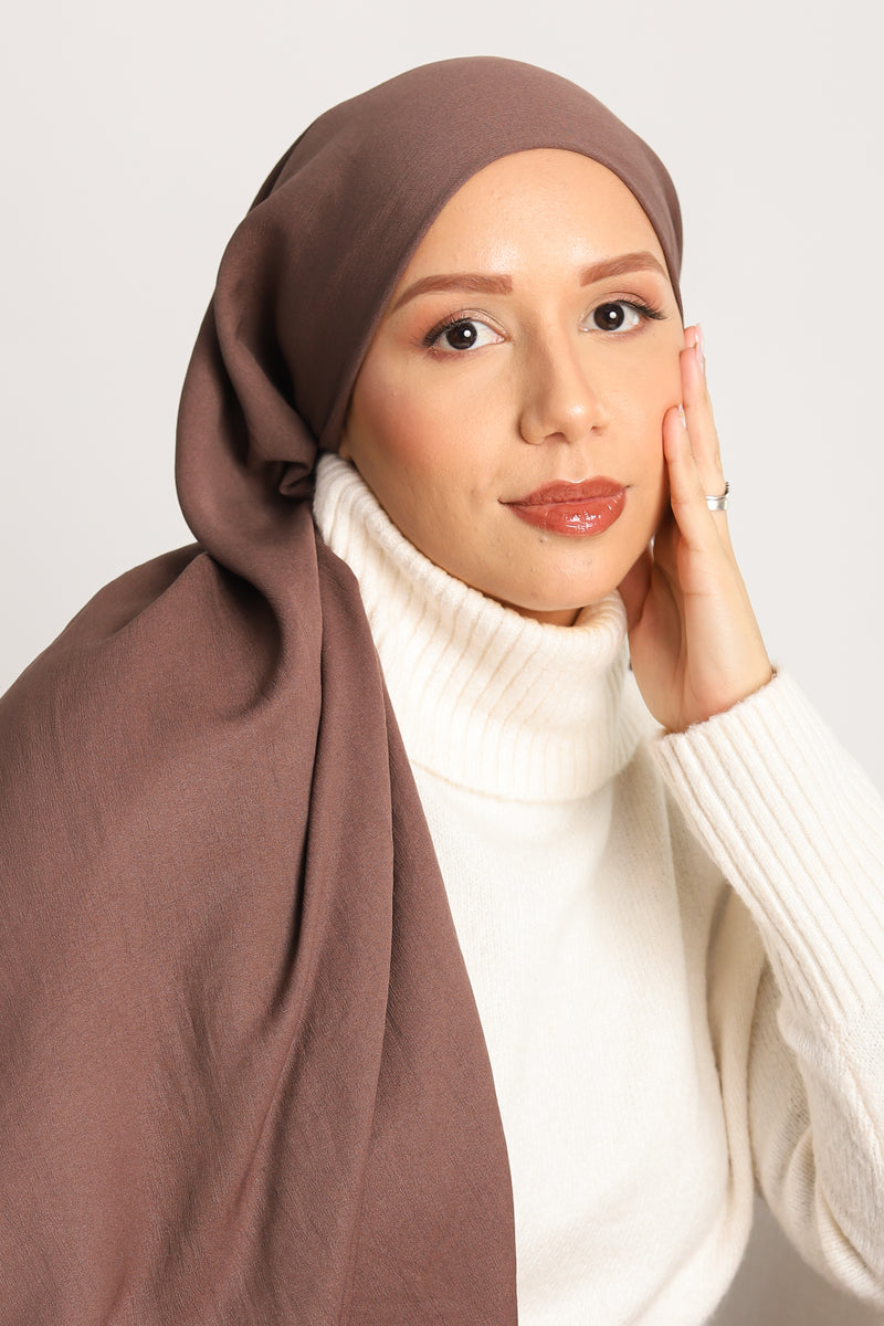 Cotton Hijab Aged Mauve