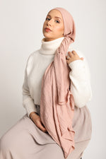 Cotton Hijab Nude Pink