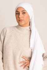 Cotton Hijab White