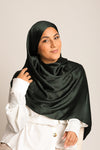 Crushed Satin Hijab Marine