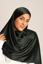 Crushed Satin Hijab Marine