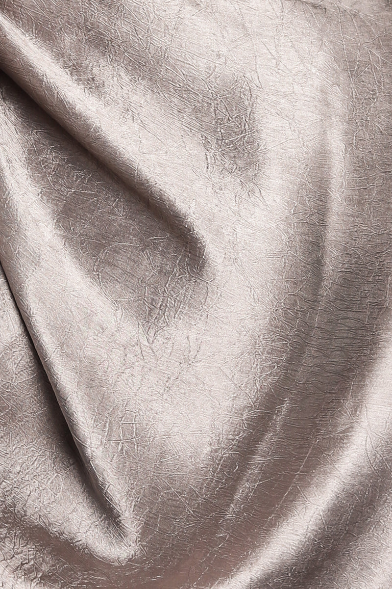 Crushed Satin Hijab Pewter