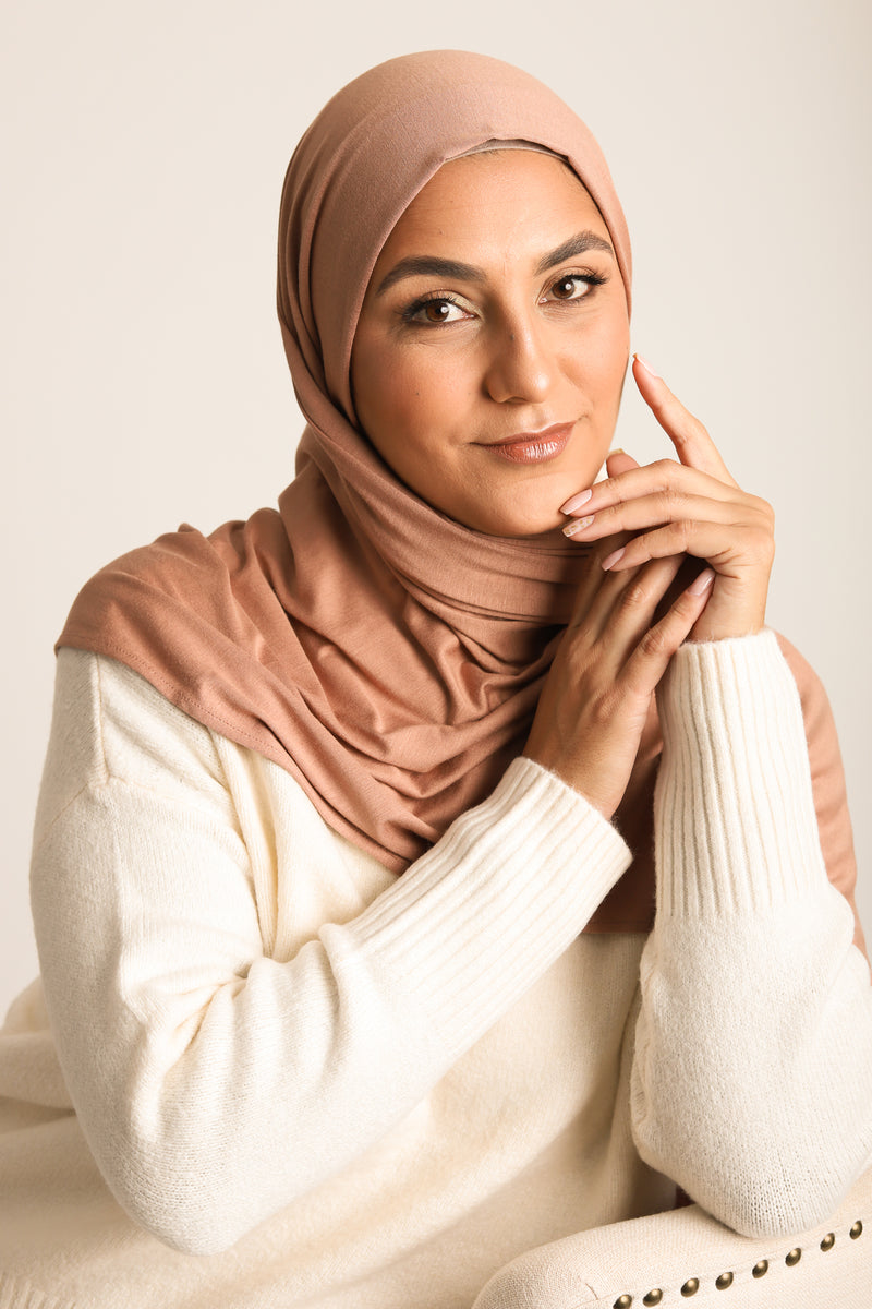 Jersey Hijab Mocha