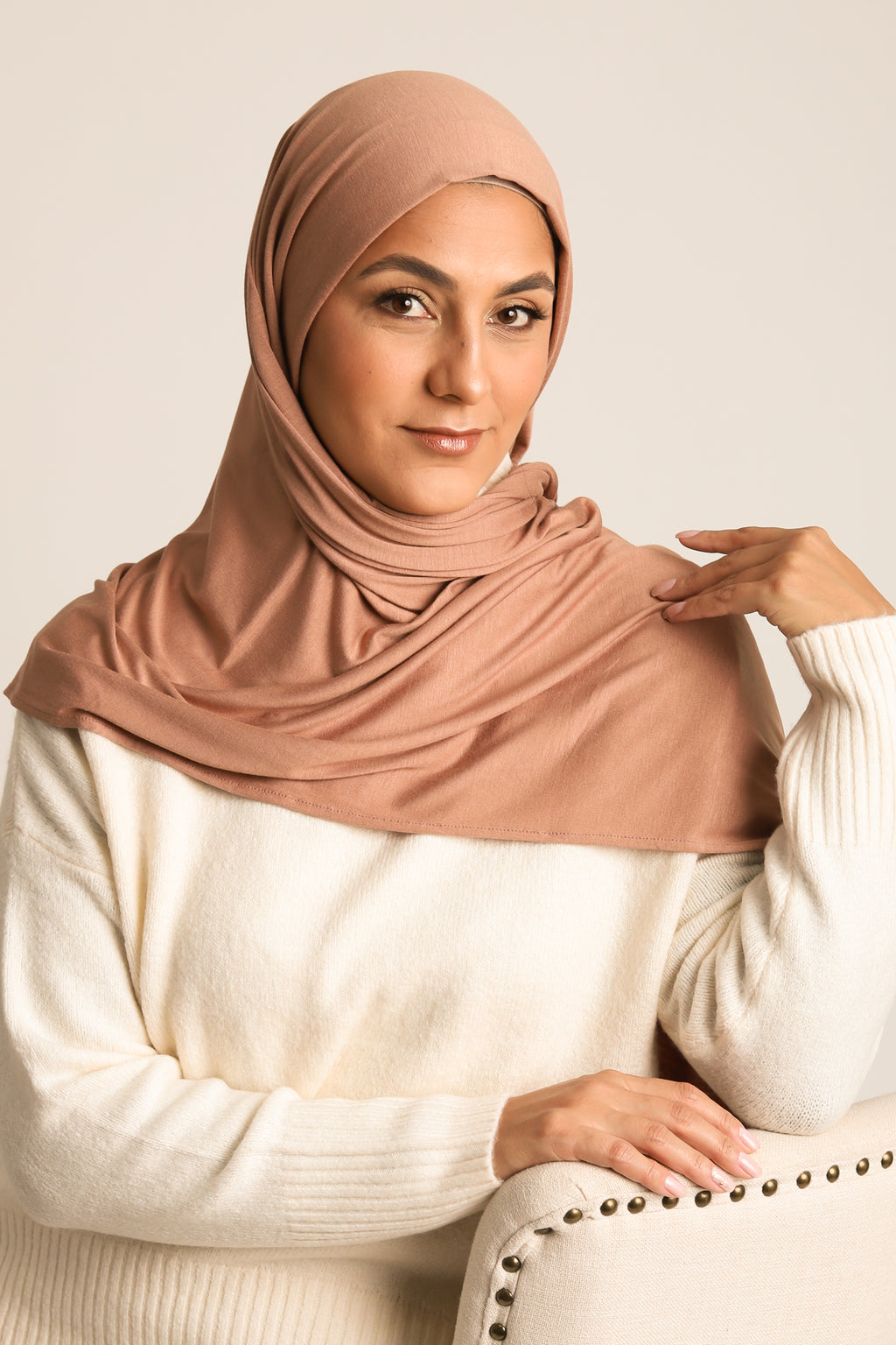 Jersey Hijab Mocha