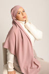 Medina Silk Hijab Dusty Mauve