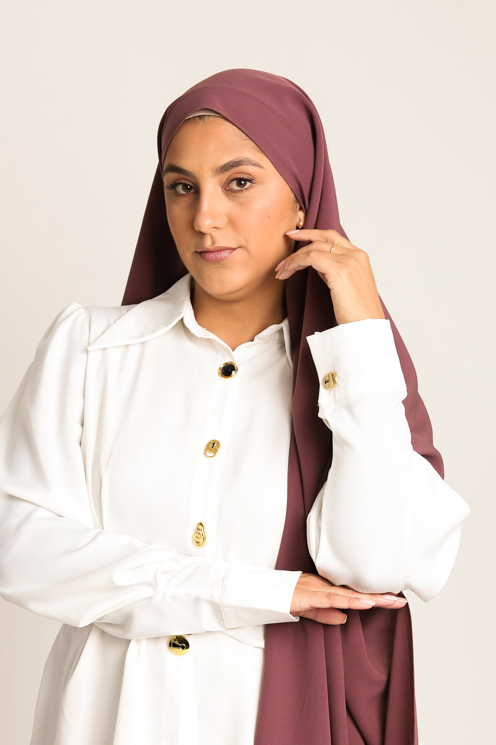 Medina Silk Hijab Mulberry