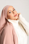 Medina Silk Hijab Turkish Rose