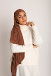 Premium Chiffon Hijab Chestnut