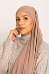 Premium Chiffon Hijab Mink