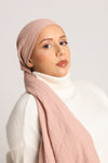 Cotton Hijab Nude Pink