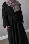Black Plain Umbrella Abaya