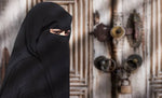Double Layer Niqab Black