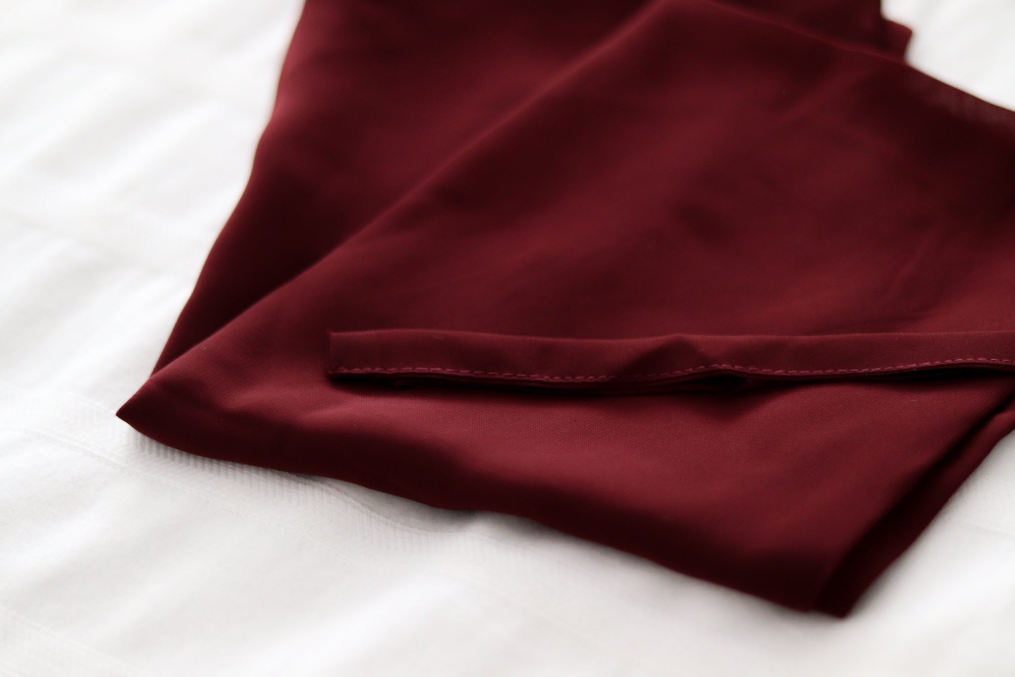 Signature Half Niqab - Maroon