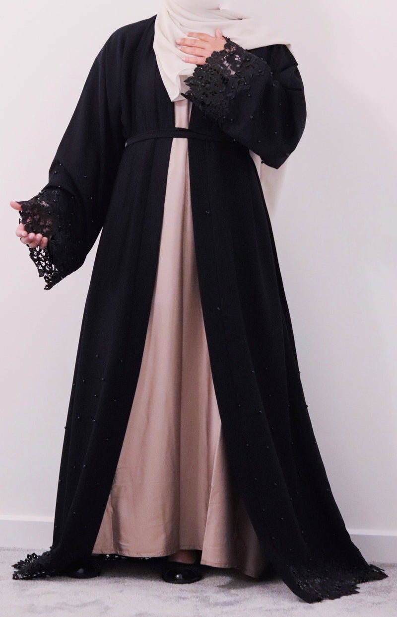Jaseena Black Pearl Abaya