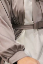 Mariyan Taupe Shimmer Kimono