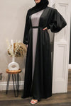 Maysa Black Shimmer Kimono