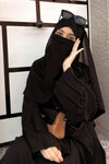 Half Niqab Black